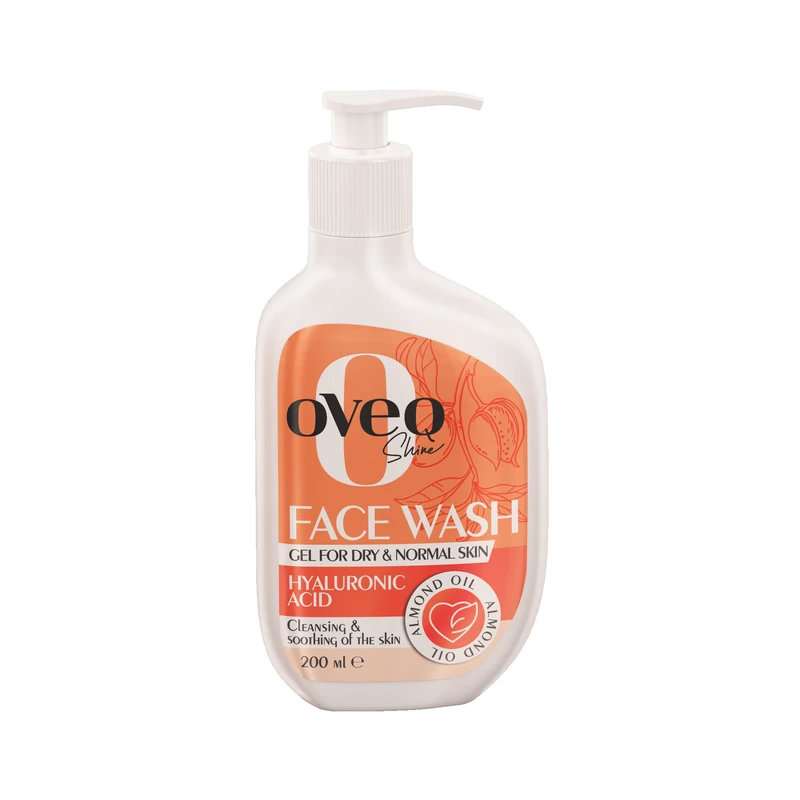 ژل شستشوی صورت مناسب پوست خشک و نرمال اوک شاین OVEQ SHINE - تصویر 3