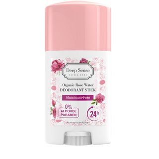 استیک دئودورانت دیپ سنس مدل Organic Rose Water حجم 40 گرم
