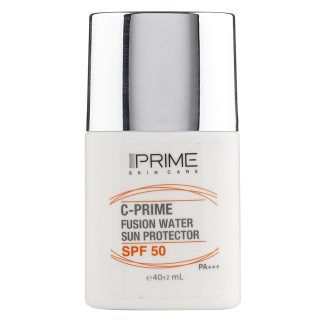 فلوئید ضد آفتاب پرایم مدل فیوژن واتر حاوی ویتامین سی با SPF50 حجم 40 میلی لیتر
